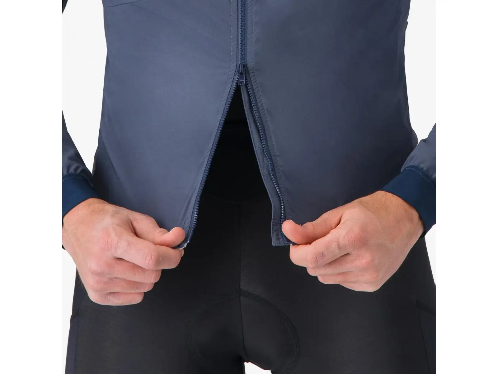Castelli Fly Unltd Jacket pánská bunda Dark Steel Blue