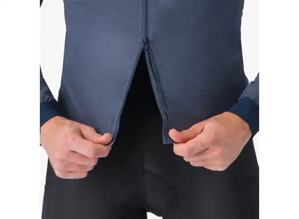 Castelli Fly Unltd Jacket pánská bunda Dark Steel Blue