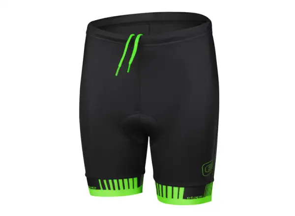 Etape Junior 2.0 dětské kraťasy s vložkou černá/zelená