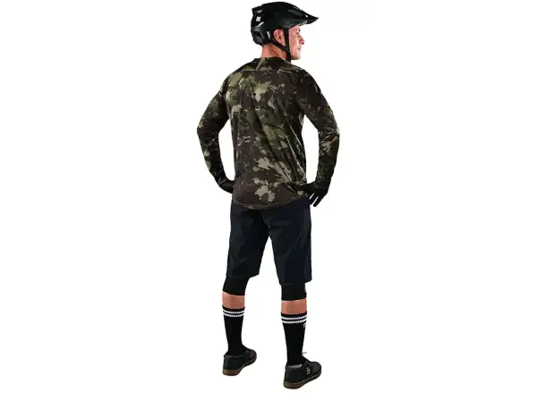 Troy Lee Designs Flowline pánský dres dlouhý rukáv Covert army green