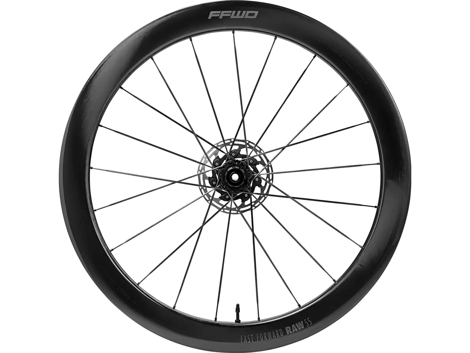 FFWD RAW CS 55 silniční vypletená kola Gloss Black