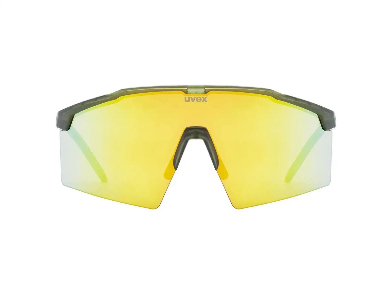 Uvex Flowline sluneční brýle Olive Matt/Mirror Gold