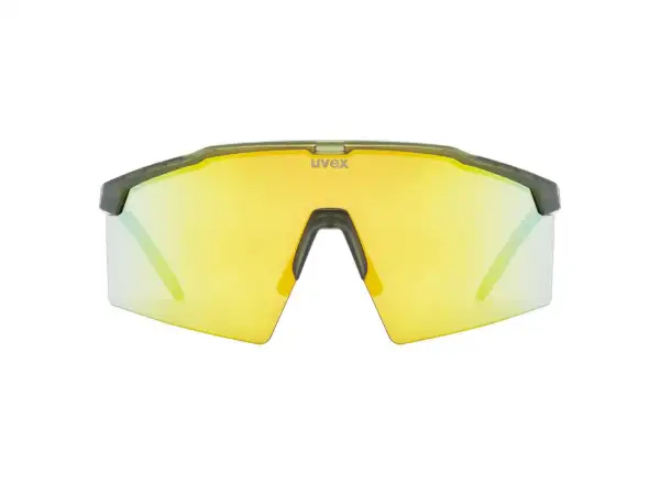 Uvex Flowline sluneční brýle Olive Matt/Mirror Gold