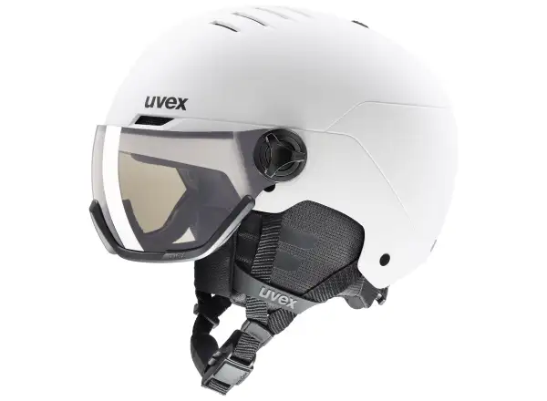 Uvex Wanted Visor PRO V lyžařská helma white matt