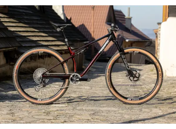 Superior XF 9.9 Team horské kolo Gloss Red Carbon / Black