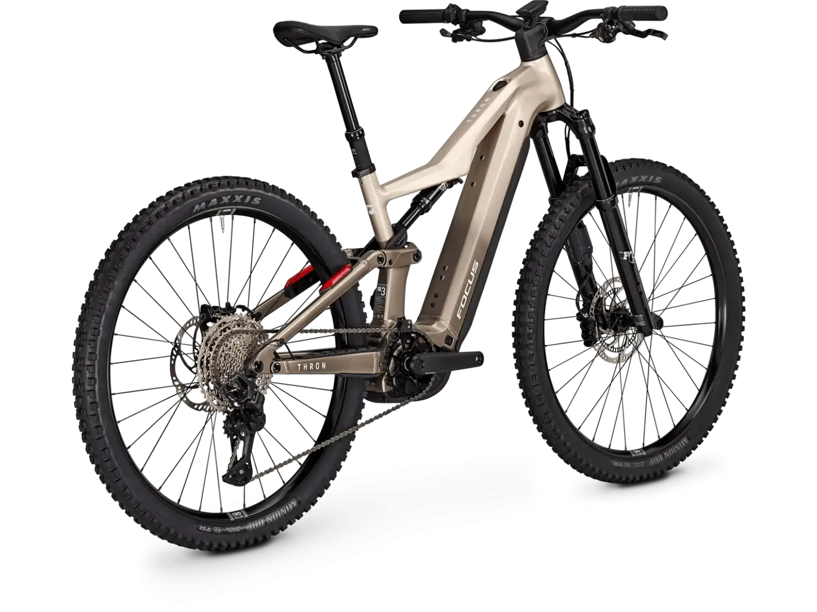 Focus THRON 9 800Wh celoodpružené elektrokolo Adamantsilver / Crystalgrey