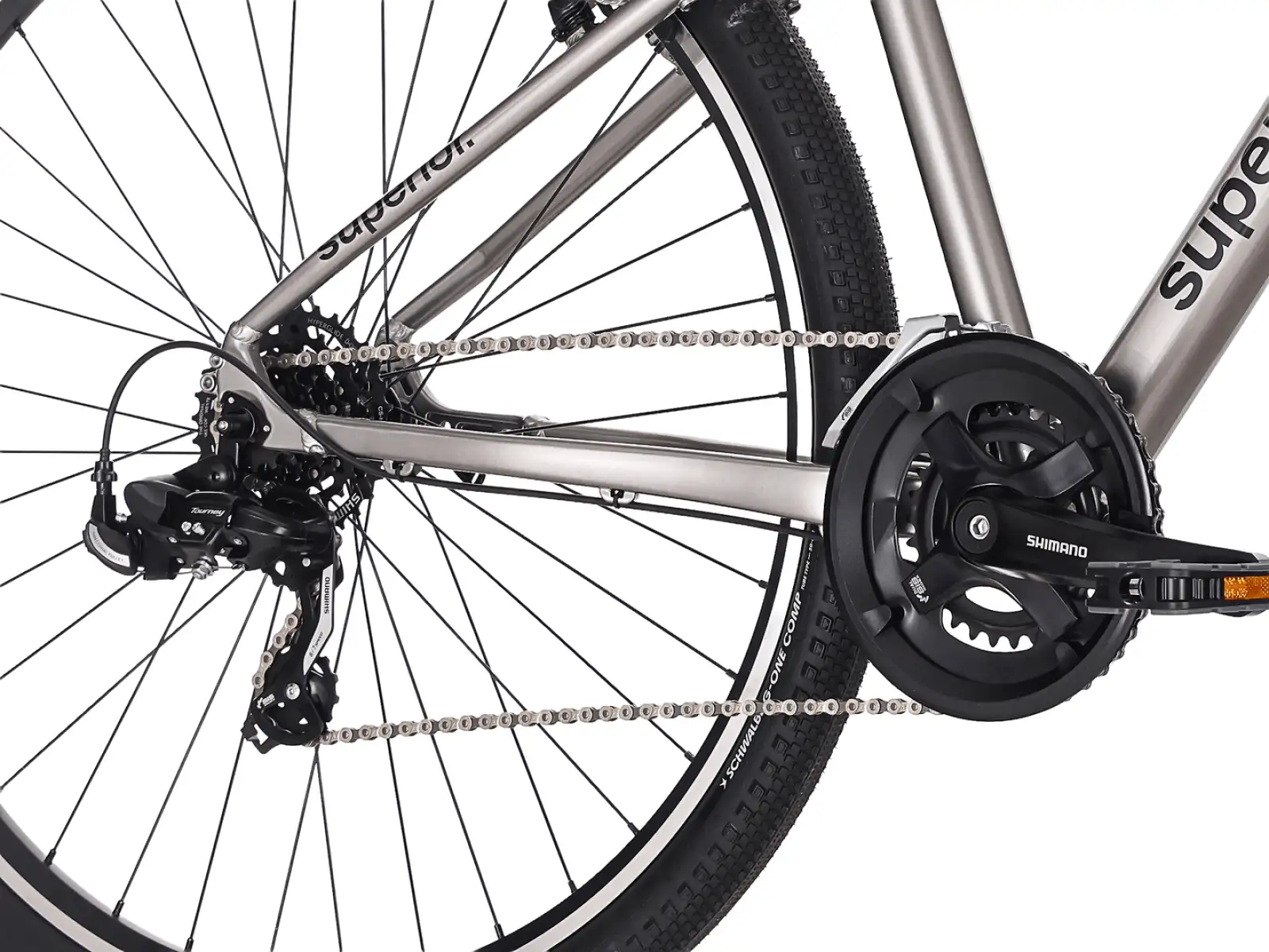 Superior Blox 6.0 trekingové kolo Gloss Dark Chrome