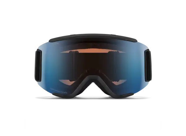 Smith Squad S lyžařské brýle Black / ChromaPop Pro Photochromic Blue Mirror