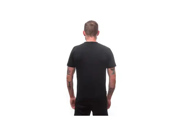 Sensor Merino Active PT Van Life pánské triko krátký rukáv černá