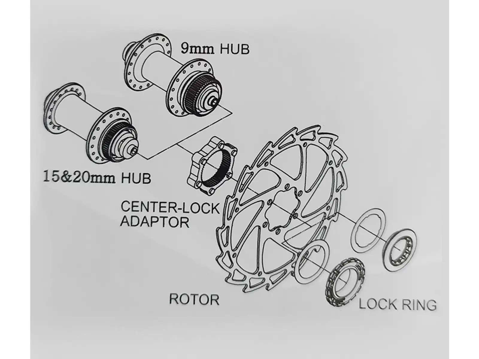 Alligator HK-CLK Centerlock adaptér