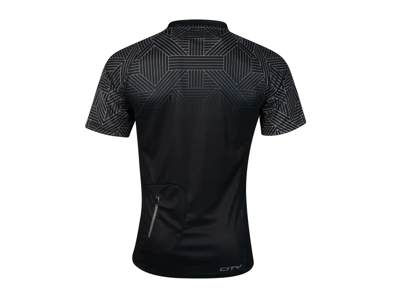 Force City pánský dres krátký rukáv černá/šedá