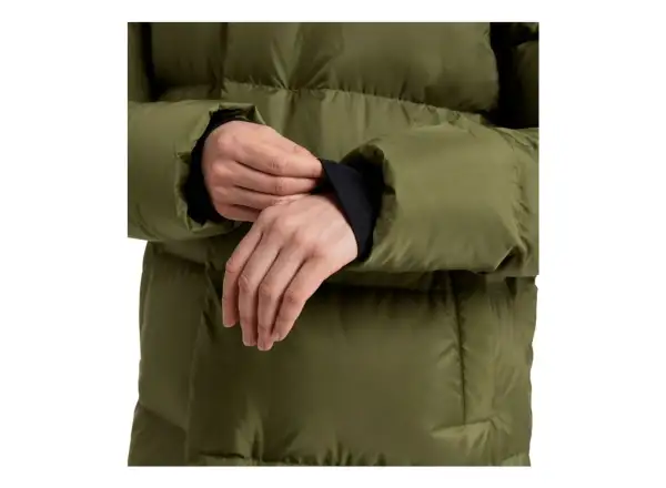Haglöfs Long Down dámský péřový kabát zelená