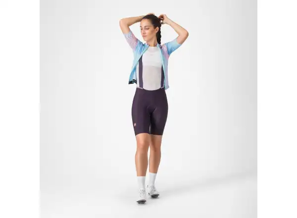 Castelli Prima 2 DT dámské kraťasy s vložkou a laclem Dark Night Shade/Deep Purple