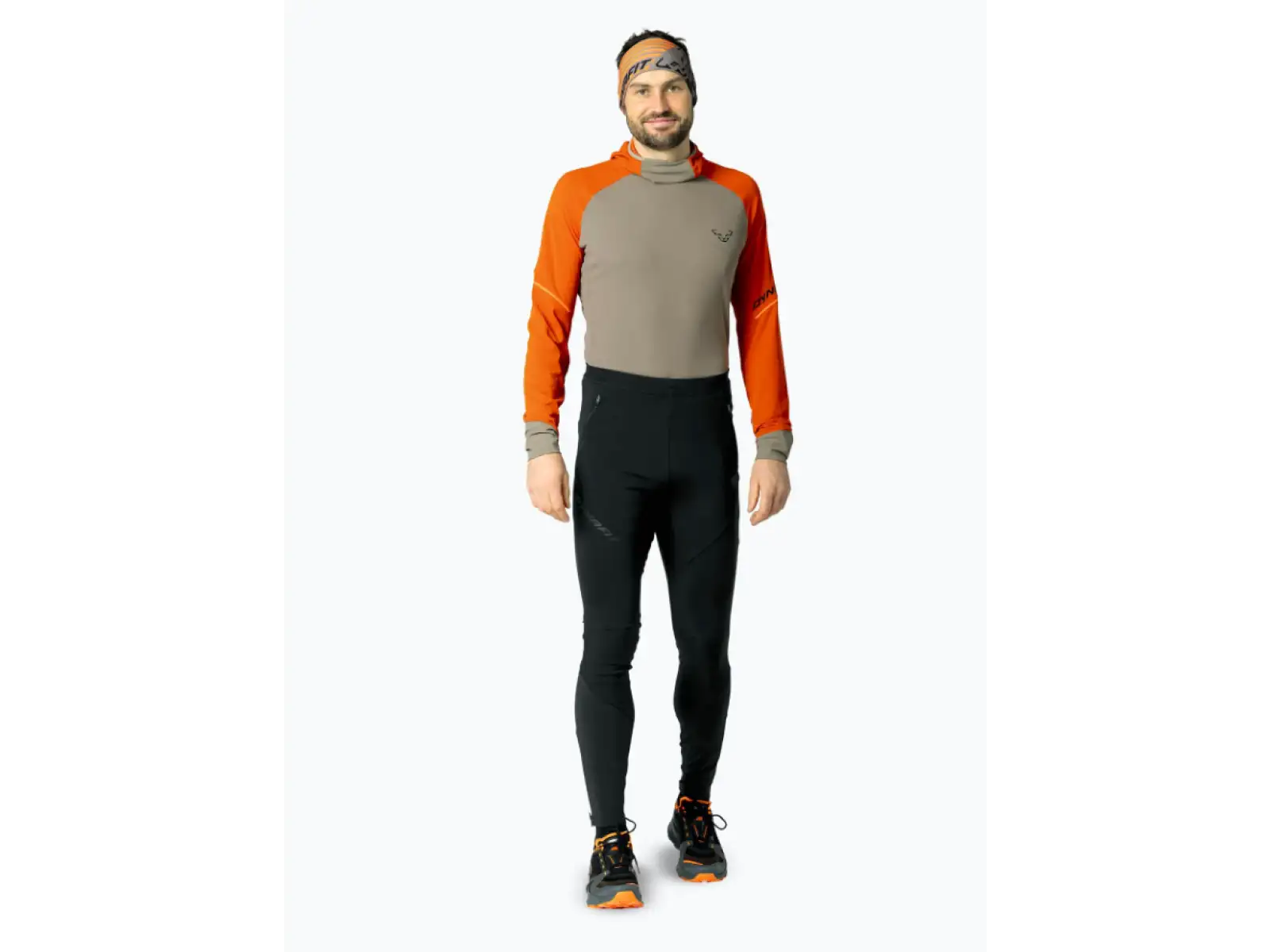 Dynafit Alpine Softshell Hybrid pánské běžecké kalhoty Black Out