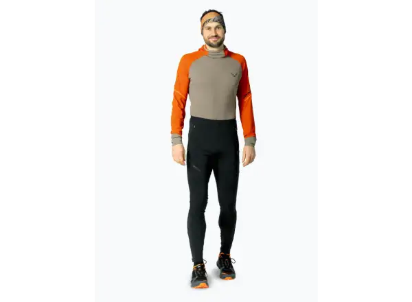 Dynafit Alpine Softshell Hybrid pánské běžecké kalhoty Black Out
