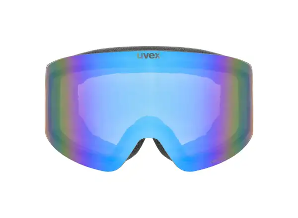 Uvex Provoque FM lyžařské brýle black matt/blue - green