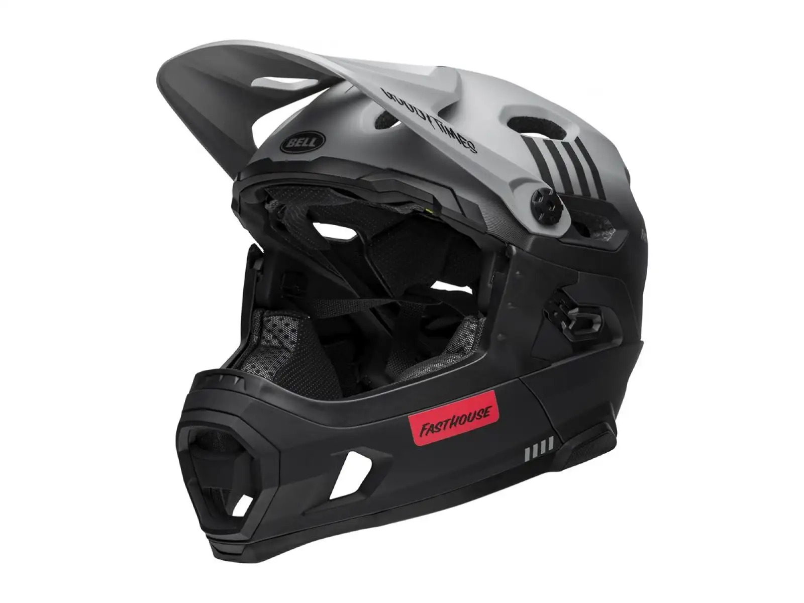 Bell Super DH Spherical přilba Mat Gray/Black Fasthouse
