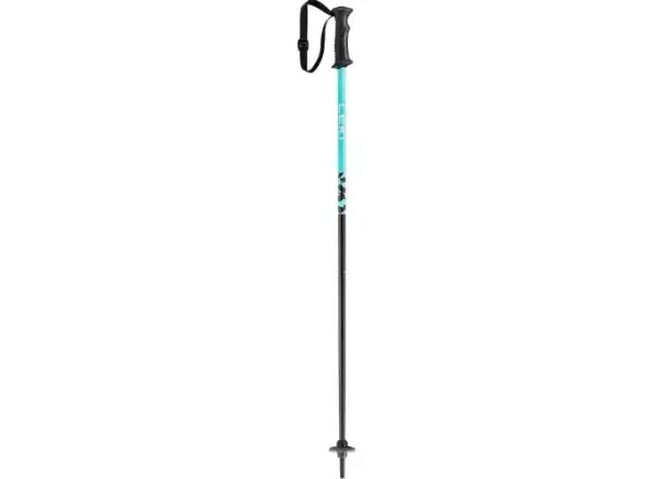 Leki Rider dětské sjezdové hole darkblue-light turquoise-white