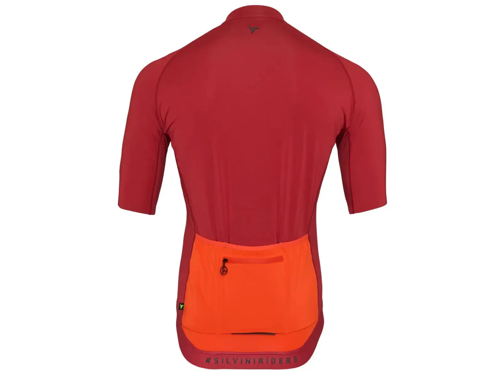 Silvini Mazzano pánský dres krátký rukáv Merlot/Ruby