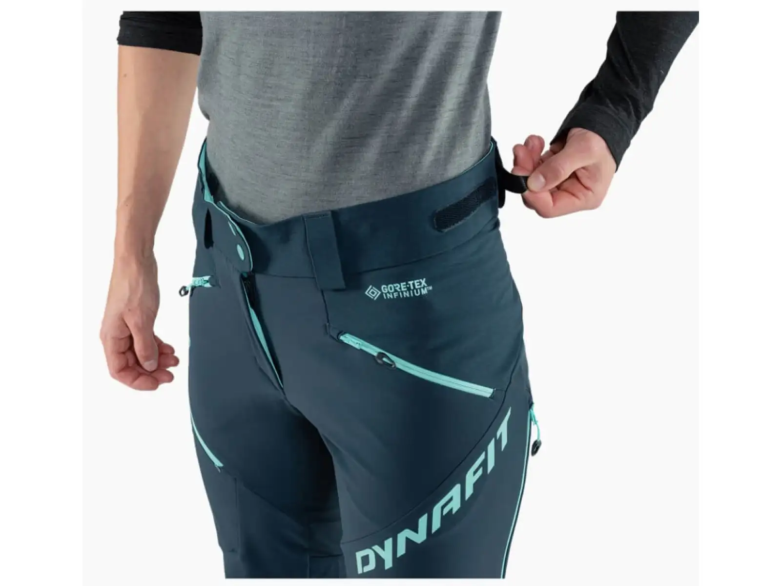 Dynafit Radical Infinium Hybrid dámské kalhoty Blueberry/Marine Blue