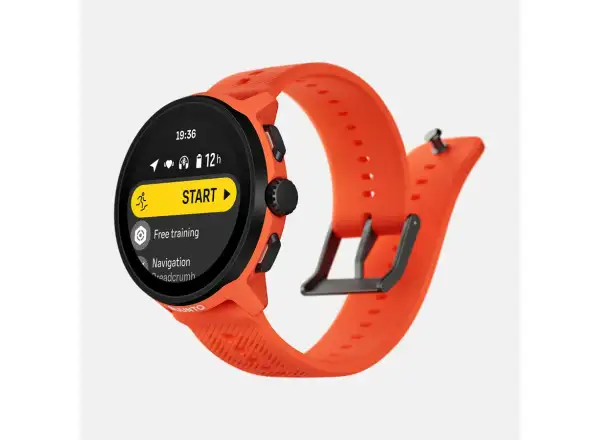 Suunto Run chytré hodinky silikonový pásek Coral Orange