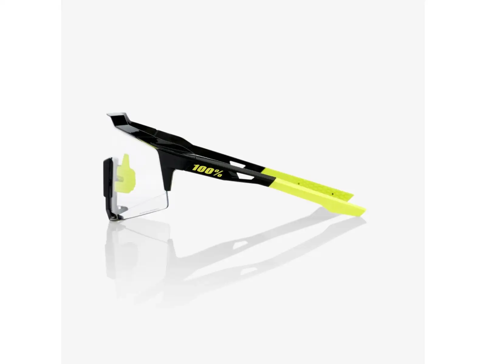 100% Speedcraft sportovní brýle Gloss Black/Photochromic