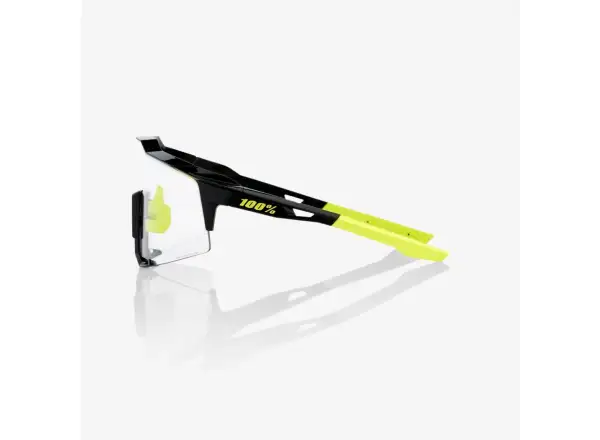 100% Speedcraft sportovní brýle Gloss Black/Photochromic