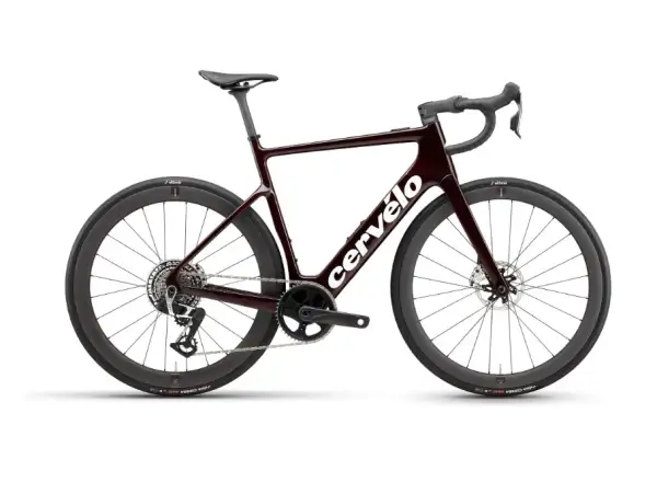 Cervélo Rouvida Red XPLR AXS 1 silniční elektrokolo Black Cherry