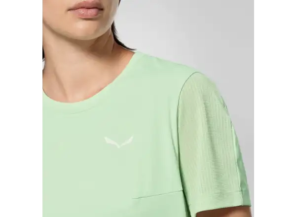 Salewa Dry'Ton Hybrid dámské triko krátký rukáv Pastel Green