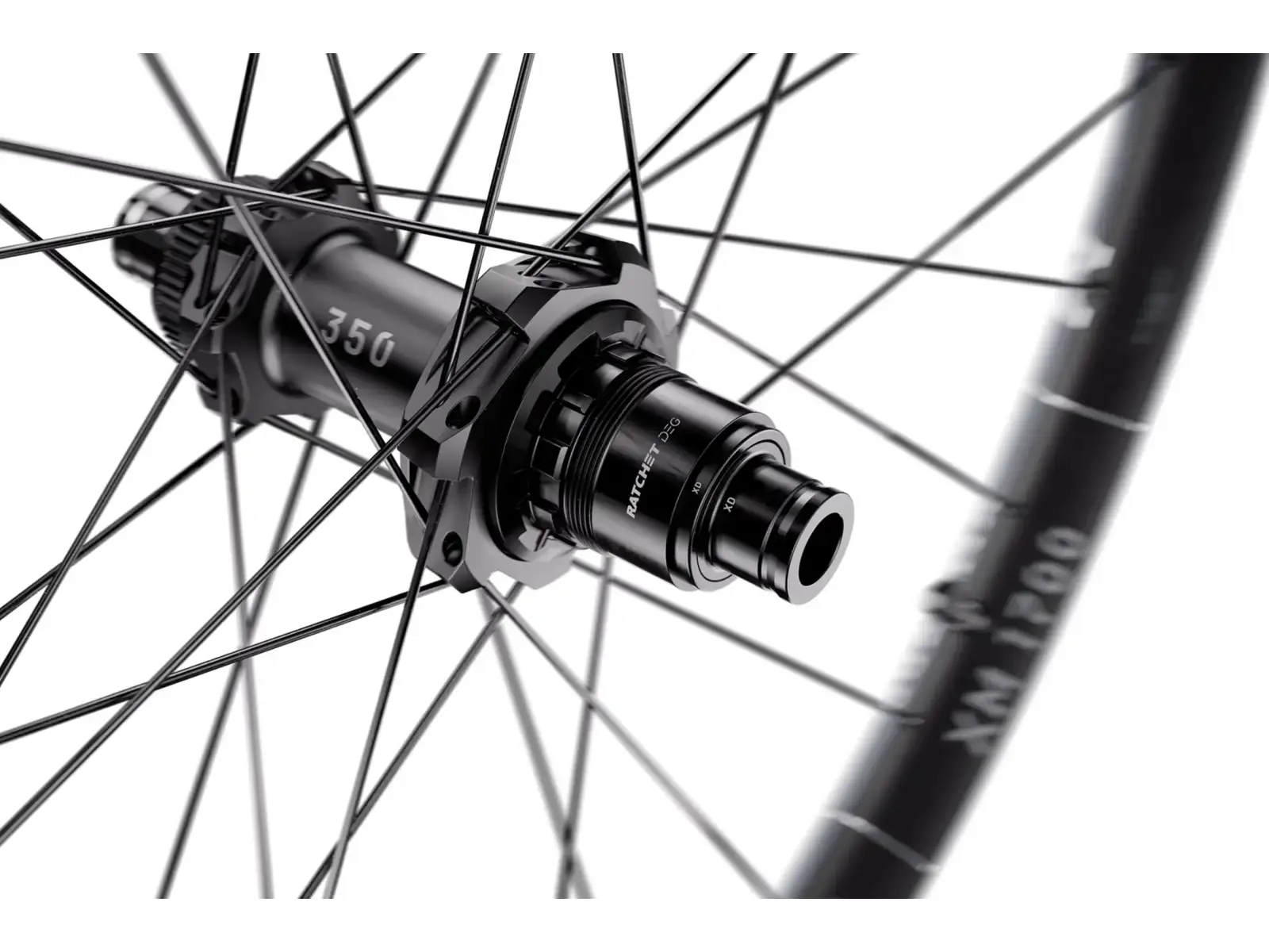 DT Swiss XM 1700 Spline 30 DB Black Center Lock 12/148 zadní kolo - Nebaleno