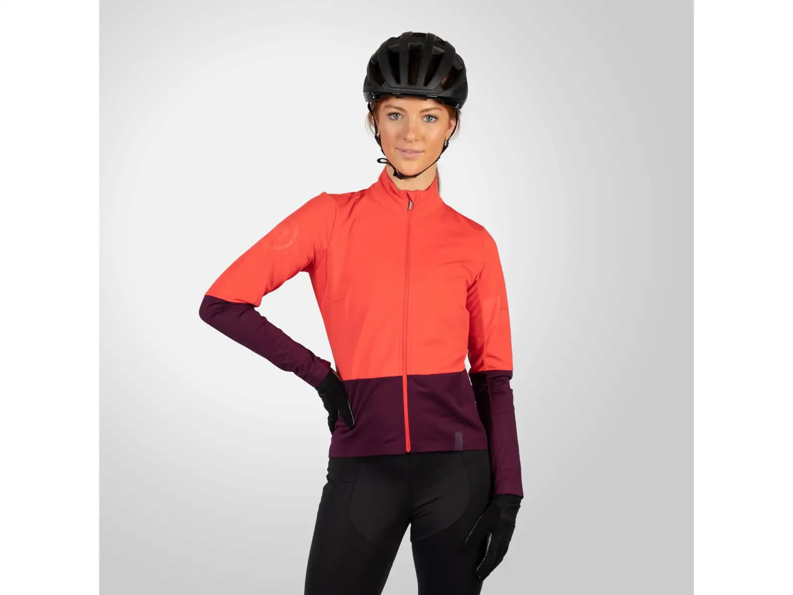 Endura FS260 JetStream dámský dres dlouhý rukáv Aubergine