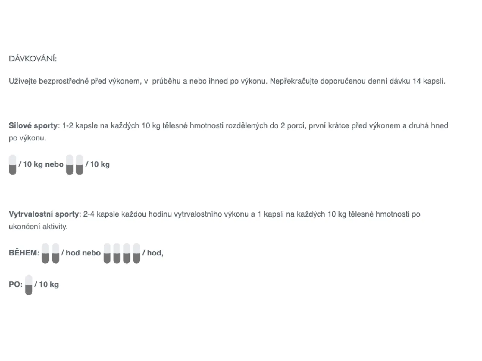 Sponser BCAA Capsules 350 g BCAA v kapslích