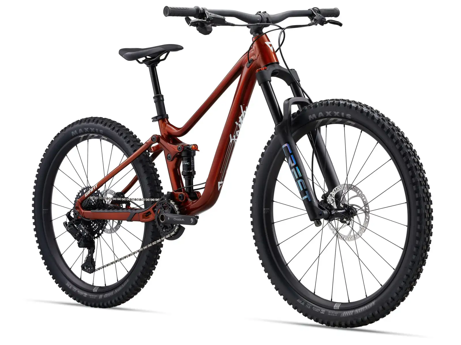 Giant Faith 27,5"/26" dětské celoodpružené kolo Copper