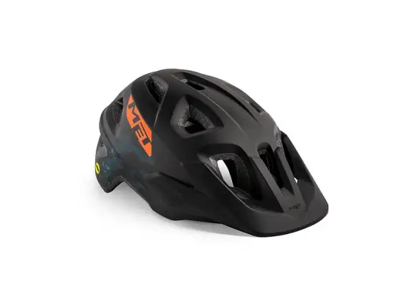 MET Eldar MIPS junior přilba camo černá matná vel. Uni (52-57 cm)