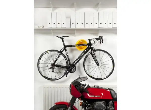 Cycloc Solo držák kola na zeď žlutá