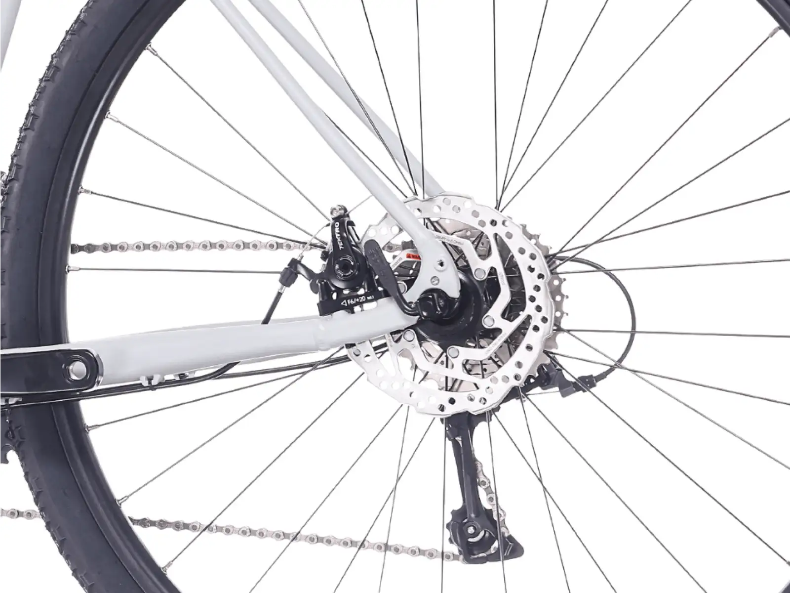 Rock Machine Lukk 20 Flat Bar gravel kolo Matte Limerock Grey