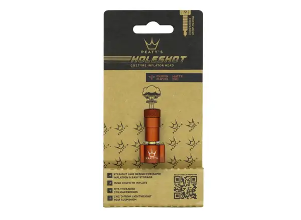 Peatys Holeshot CO2 hlavice pumpy Red