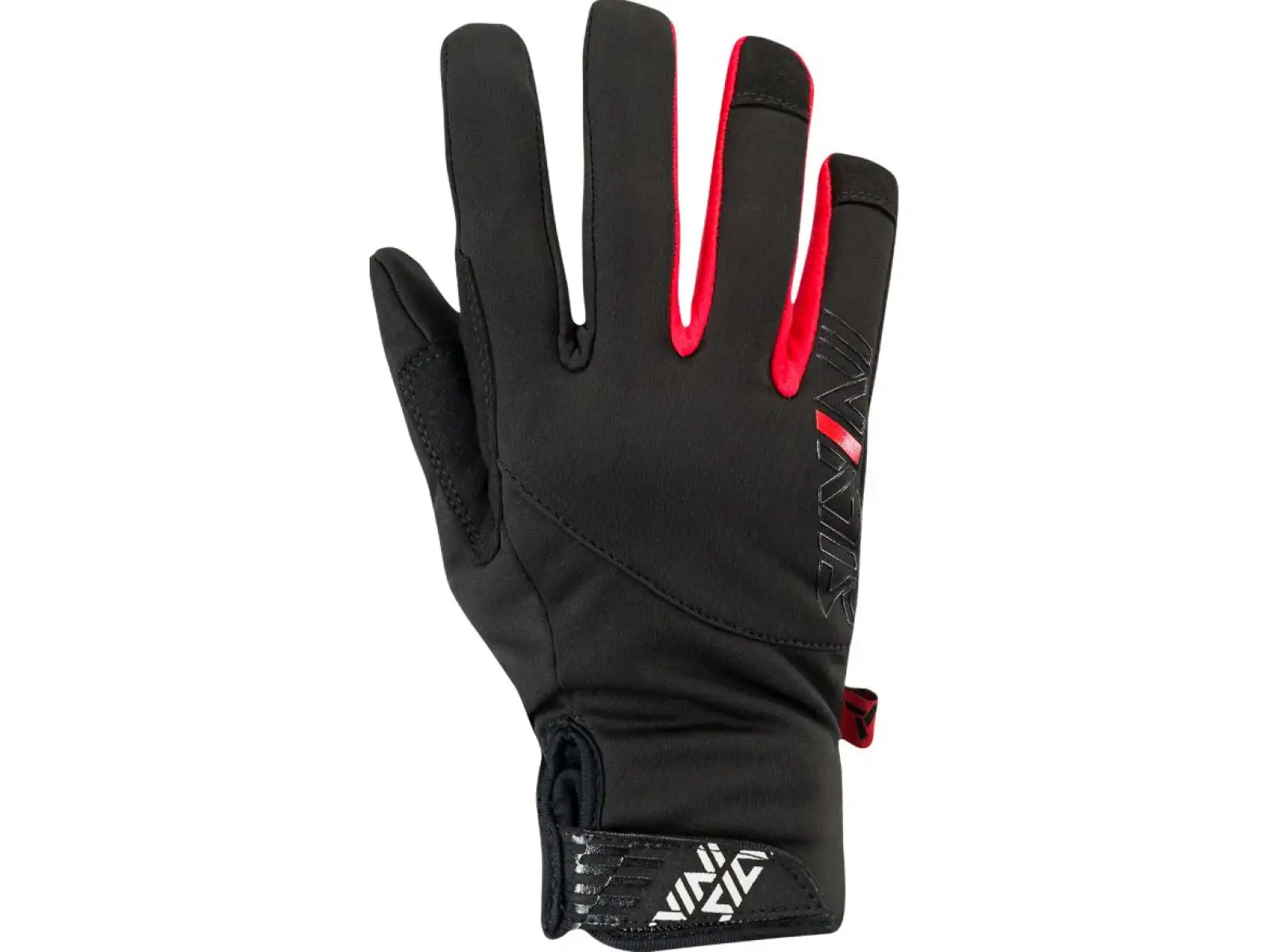 Silvini Ortles WA1540 dámské zimní softshellové rukavice black/red