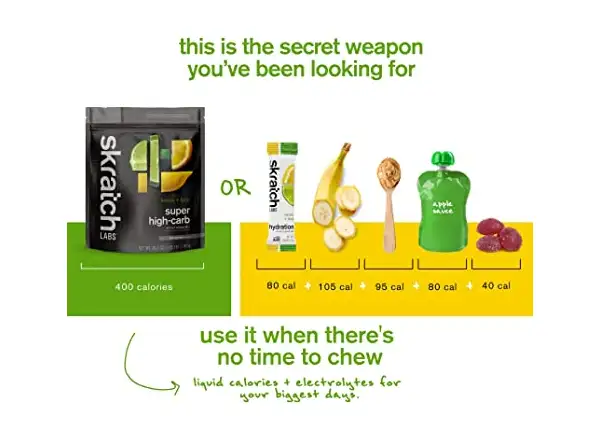 Skratch Labs Super High Carb Sport Drink Mix 840 g citron/limeta