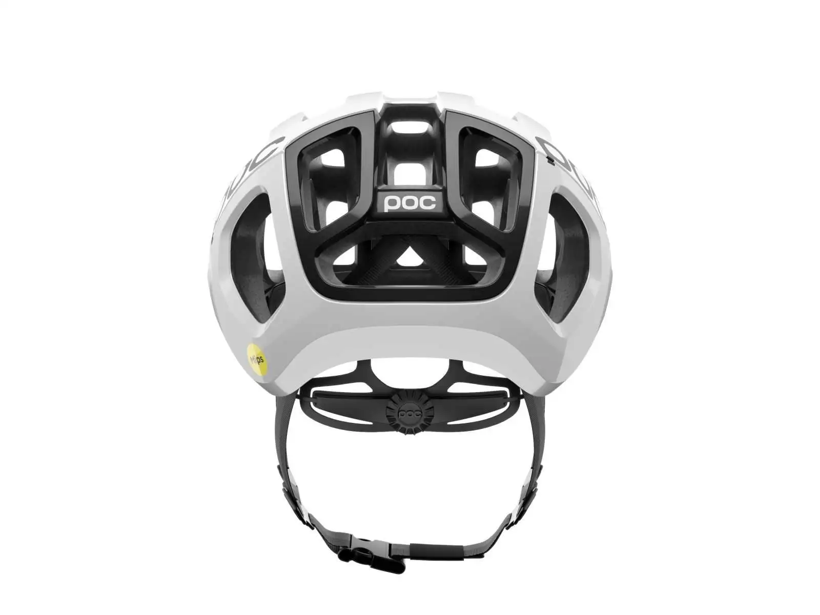 POC Ventral Air MIPS silniční přilba Hydrogen White/Uranium Black Matt/Logo