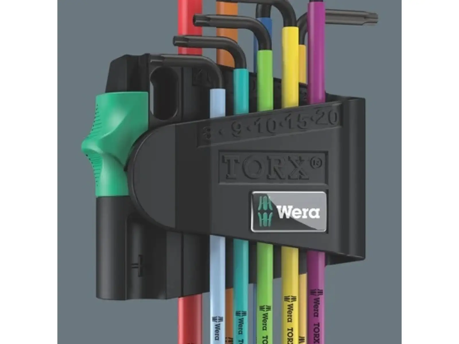 Wera 967/9 TX BO Multicolour 1 TORX L-klíče s otvorem sada 9 ks