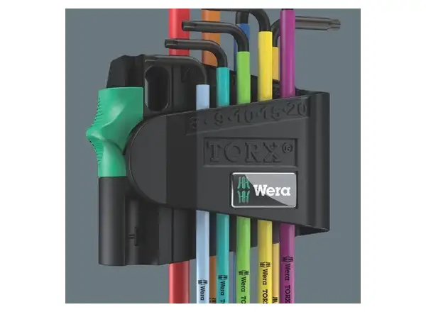 Wera 967/9 TX BO Multicolour 1 TORX L-klíče s otvorem sada 9 ks