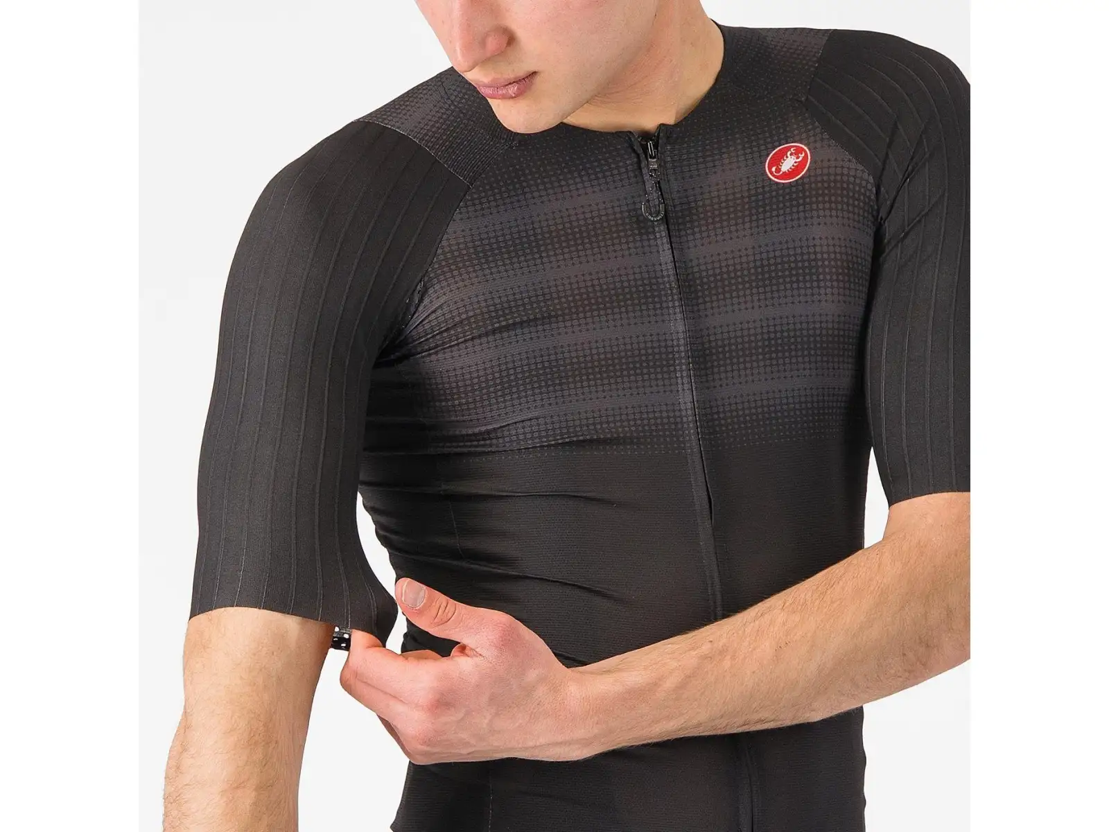 Castelli Aero Race 8S pánský dres krátký rukáv Black