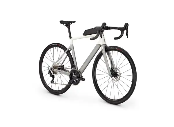 Focus Paralane 8.7 DI silniční kolo White Glossy / Silver Glossy