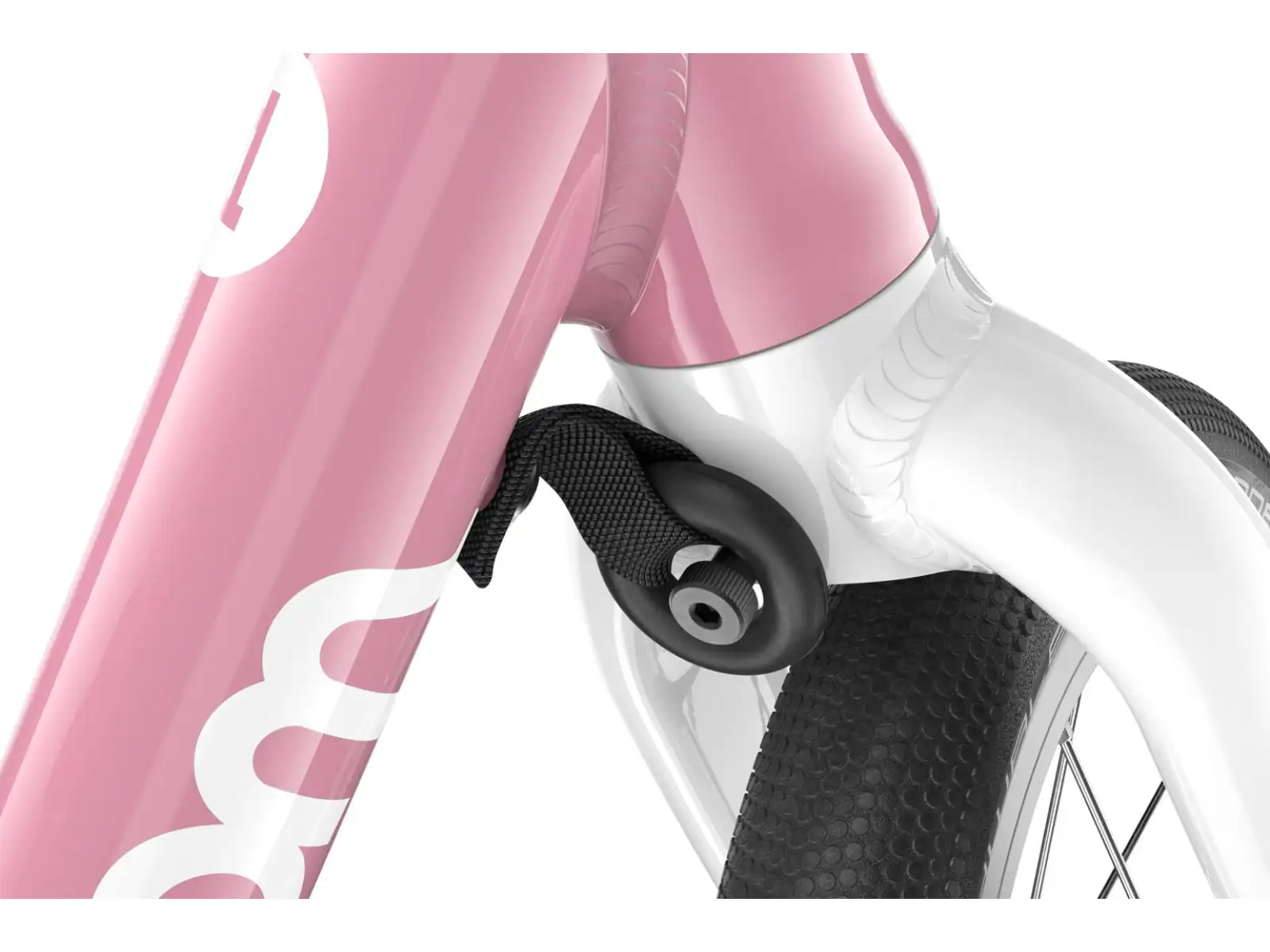 Woom GO 1 dětské odrážedlo 12" Powder Pink