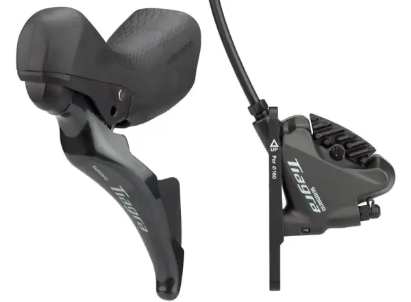 Shimano Tiagra BR-4770 + ST-4725 kotoučová brzda přední (levá), J-kit, polymer s chladičem