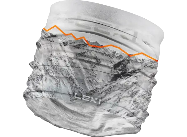 Leki Multiscarf šátek White-black-orange One size