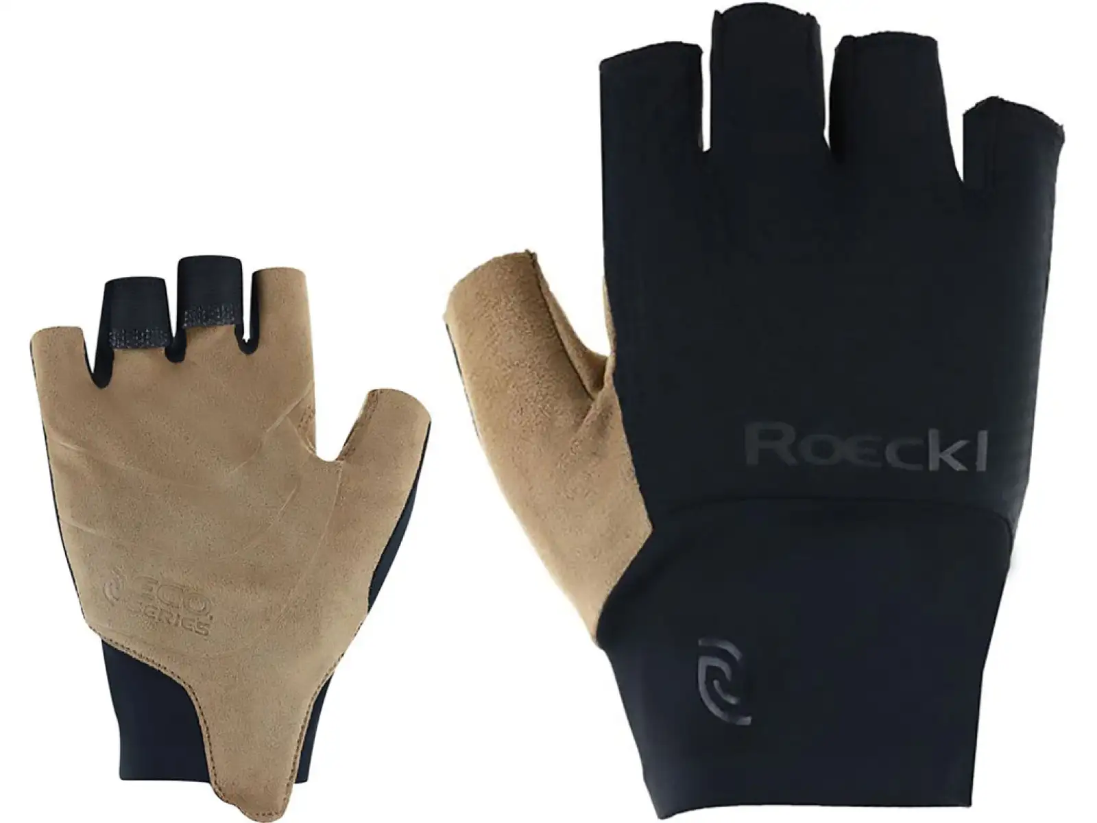Roeckl Brixen cyklistické rukavice Black/Brown