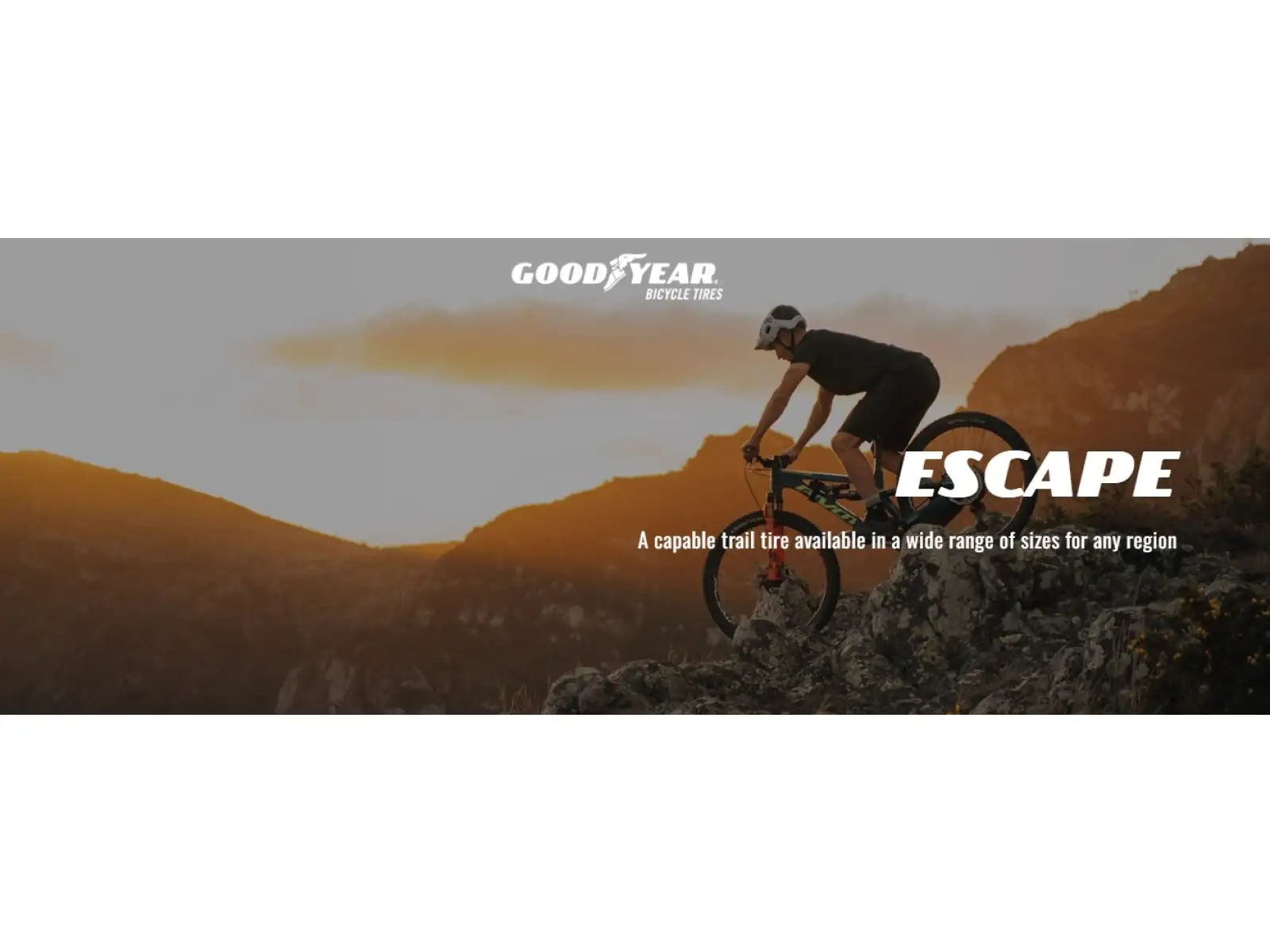 Goodyear Escape Ultimate Tubeless Complete 27,5x2,60" MTB plášť kevlar Tan