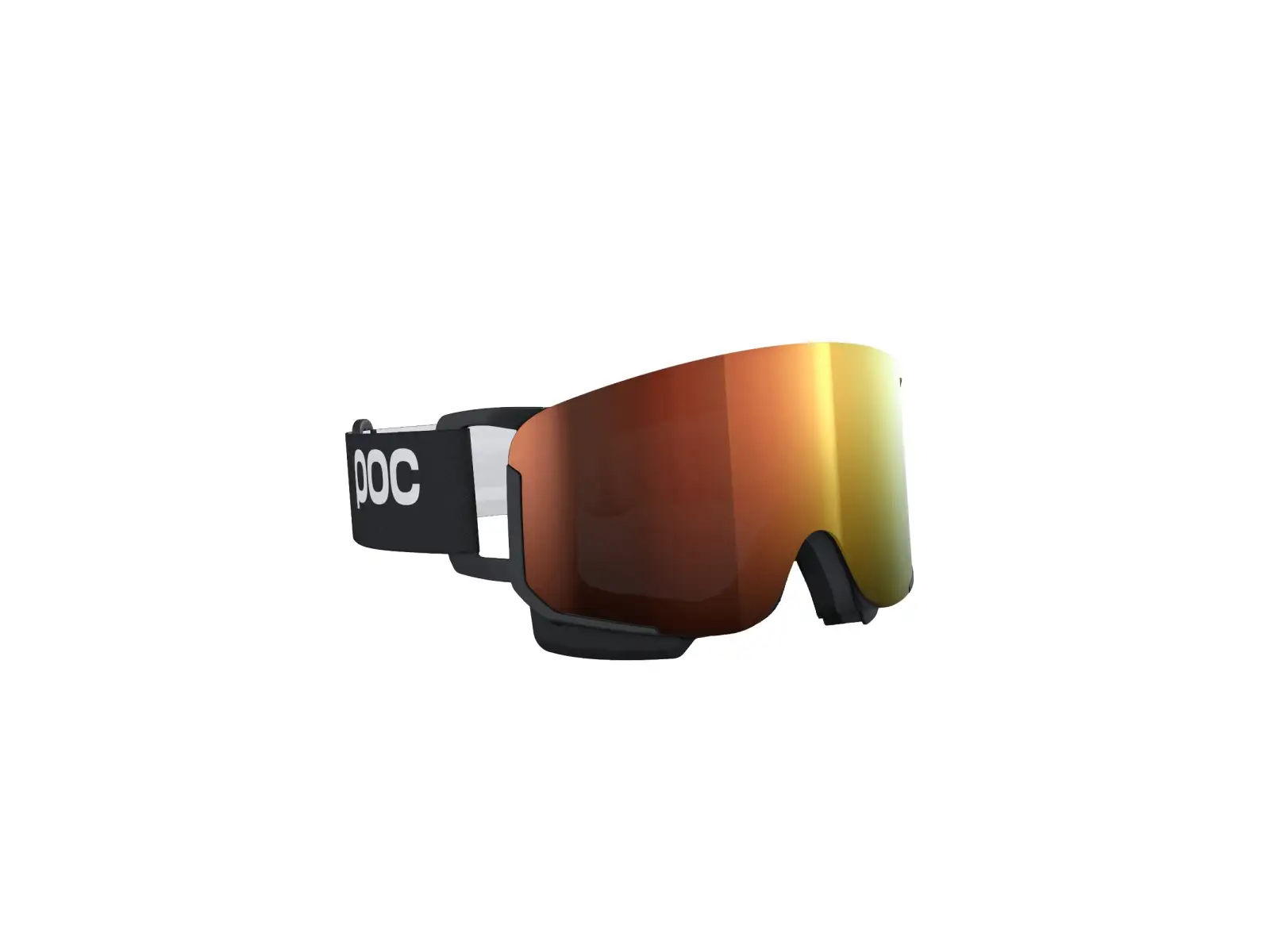POC Nexal WF lyžařské brýle Uranium Black/Partly Sunny Orange